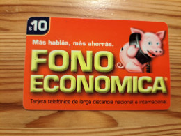 Prepaid Phonecard Argentina, Fono Economica - Pig - Argentina