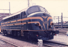 TRANSPORTS - Trains - Kinkempois ATD - Diesel 5403 - Colorisé - Carte Postale - Treinen