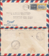 Cuba 1955 - Lettre Par Avion  De L' Havanne à Destination Leopoldville - Congo Belge.............  (EB) DC-12142 - Oblitérés