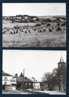 Louette-Saint-Pierre ( Gedinne). Panorama Avec L'église St.Pierre, Grand' Place. Lot De 2 Cartes - Gedinne