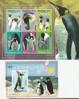 Maldive Penguins International Year Of The Arctic Polar Expedition Set MNH - International Polar Year