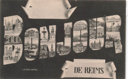 FRANCE - Reims - Bonjour De Reims - Multi-vues - Carte Postale Ancienne - Reims