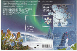 Finland International Year Of The Arctic Polar Expedition Set MNH - Año Polar Internacional