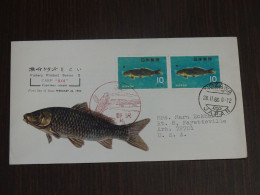 Japan 1966 Fish Koi FDC VF - FDC