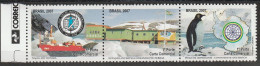 Brasile International Year Of The Arctic Polar Expedition Set MNH - Année Polaire Internationale