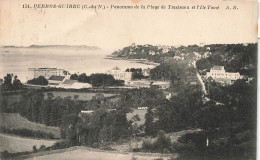 FRANCE - Perros-Guirec - Panorama De La Plage De Trestraou Et L'île Tomé - Carte Postale Ancienne - Perros-Guirec