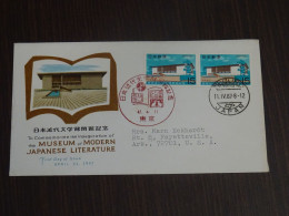 Japan 1967 Museum Of Modern Japanese Literature FDC VF - FDC