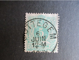 Nr 45 - Liggende Leeuw - Centrale Stempel Sottegem - 1869-1888 Leone Coricato