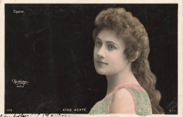 FANTAISIE - Femme - Reutlinger Paris - Opéra - Aïno Ackté - Carte Postale Ancienne - Frauen