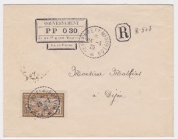 Lettre Recommandée De 1926 Emises Avec Cachet Special A La Place Du 30 Ct épuisé + Timbre  Cote 180 - Storia Postale