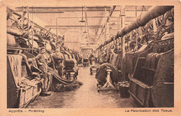 METIERS - Industrie - La Fabrication Des Tissus - L'Apprêts - Carte Postale Ancienne - Industry