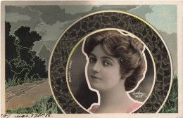 FANTAISIE - Femme - Maud Amy - Style Art Nouveau - Reutlinger Paris - Carte Postale Ancienne - Femmes