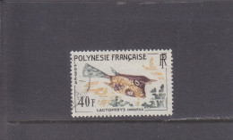 FRENCH POLYNESIA - POLYNESIE FRAN. - O / FINE CANCELLED - 1962 - TROPICAL FISH (TOP VALUE) - Yv. 21 - Mi. 27 - Usati