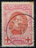 Belgique - 1914 - Y&T N° 133, Oblitéré Baarle-Hertog - 1914-1915 Rode Kruis