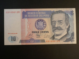 G23 PERU    BILLET 1987  TTB  10  INTIS     NEUF ++ - Pérou