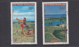 FRENCH POLYNESIA - POLYNESIE FRAN. - O / FINE CANCELLED - 1974 - ATIMAONO GOLF PLACE - Yv. 94/95 - Mi. 175/176 - Used Stamps