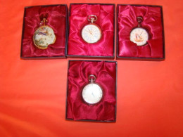 Lot De 4 Montres De Gousset De Prestige ( Collection Hachette ) - France