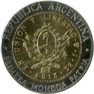 ARGENTINA - 2010 E -   1 Peso - KM 112.1 - UNC   Bimetallica Bimetallic - Argentine