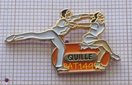 PAT14950 PATINAGE ARTISTIQUE COUPLE Sponsor QUILLE Groupe BOUYGUES - Skating (Figure)