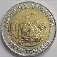 ARGENTINA - 2010 -   1 Peso - KM 159 PUCARA DE TILCARA - UNC  Bimetallica Bimetallic - Argentine