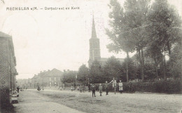 Mechelen Aan Maas Dorpstraat En Kerk - Maasmechelen