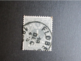 Nr 43 - Liggende Leeuw - Centrale Stempel Flobecq - Coba + 8 - 1869-1888 Leone Coricato