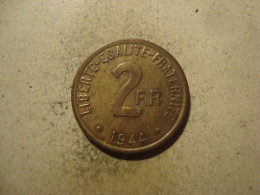 MONNAIE FRANCE 2 FRANCS 1944 ( FRANCE LIBRE ) - 2 Francs