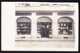 Um 1910 Ungelaufene Foto AK: Baumann-Schnorf Papeterie Geschäft. - Herisau