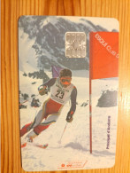 Phonecard Andorra - Skiing - Andorra