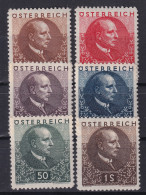 AUSTRIA 1930 - MNH - ANK 512-517 - Nuovi
