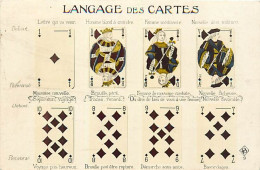 Themes Div Ref  TT938- Langages - Langage Des Cartes A Jouer - - Playing Cards