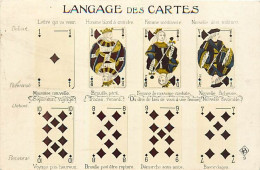 Themes Div Ref  TT938- Langages - Langage Des Cartes A Jouer - - Cartes à Jouer