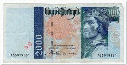 PORTUGAL,2000 ESCUDOS,1996,P.189b,aVF - Portugal