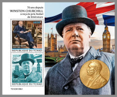 CHAD 2023 MNH Winston Churchill S/S I - OFFICIAL ISSUE - DHQ2345 - Sir Winston Churchill