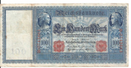 ALLEMAGNE 100 MARK 1908 VF P 35 - 100 Mark