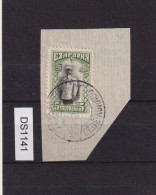 Balkan War 1912 Bulgarian Occ Greece, Turkey, Ottoman Bilingual Postmark DEDE-AGHADJ On Fragment, Clear Pmk. (ds1141) - War