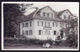 Um 1910 Ungelaufene Foto AK: Wirtschaft Zum Brüggli. Mit Reklame WÄDENSWILER BIER - Brugg