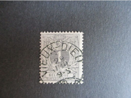 Nr 43 - Liggende Leeuw - Centrale Stempel Vieux-Dieu - Coba + 4 - 1869-1888 Lying Lion