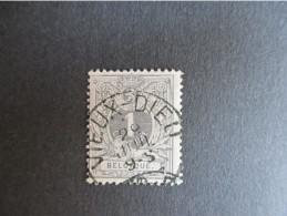 Nr 43 - Liggende Leeuw - Centrale Stempel Vieux-Dieu - Coba + 4 - 1869-1888 Lion Couché