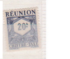 REUNION             N° YVERT  TAXE  35   NEUF SANS CHARNIERES  (NSCH 01/22 ) - Timbres-taxe