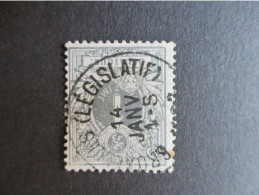 Nr 43 - Liggende Leeuw - Centrale Stempel Bruxelles (Législatif) - Coba + 2 - 1869-1888 León Acostado