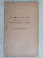 La Polemica Fra Pietro Bembo E Gian Francesco Pico Autografo Giorgio Santangelo Da Castelvetrano 1950 - Histoire, Biographie, Philosophie