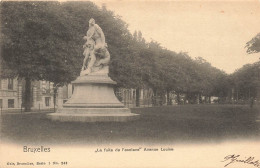 BELGIQUE - Bruxelles - La Fuite De L'esclave - Avenue Louise - Carte Postale Ancienne - Corsi