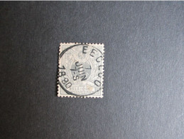Nr 43 - Liggende Leeuw - Centrale Stempel Eecloo - Coba + 2 - 1869-1888 Lion Couché