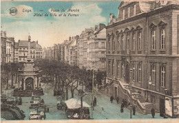 BELGIQUE - Liège - Place Du Marché - Hôtel De Ville Et Le Perron - Carte Postale Ancienne - Liège