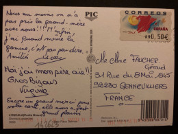 CP Pour La FRANCE VIGNETTE 0,50E OBL.MEC. - Automatenmarken [ATM]