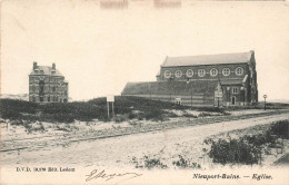 BELGIQUE - Nieuport - Bains - Vue Sur L'Eglise - Carte Postale Ancienne - Nieuwpoort