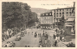 BELGIQUE - Spa - Place Royale Et Place Du Monument - Animé - Carte Postale Ancienne - Spa