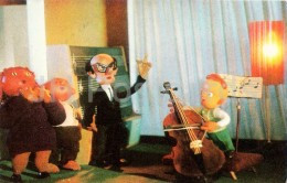 Music - Cello - Talent - Fairy Tales - Puppet Film - 1974 - Estonia USSR - Unused - Contes, Fables & Légendes