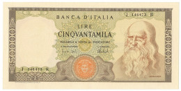 50000 LIRE BANCA D'ITALIA LEONARDO DA VINCI MEDUSA 04/02/1974 SPL/SPL+ - Altri & Non Classificati